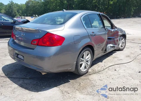 2012 Infiniti G25 Journey из США, поврежденный, VIN JN1DV6AP7CM811991